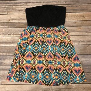 Short Strapless Dress